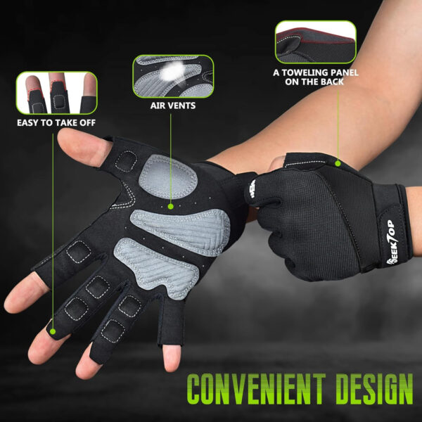 689a66f2ba2206b50ffdf1a3e2442dd96c7190f76d310e4dba306.jpg Seektop Workout Gloves for Men and Women, Weight Lifting Gloves with Full Protection, Excellent Grip, Gym, Breathable Exercise Gloves for Weightlifting, Fitness, Training