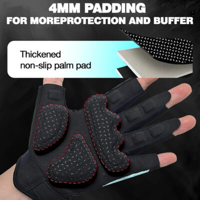689a672e75cae204f17e4211c2f64cc305d592d24b18c3816d053.jpg Seektop Breathable Workout Gloves for Women & Men, Thick Padded Weight Lifting Gloves, Full Palm Protection, Excellent Grip for Gym Fitness and Training, Exercise, Cycling