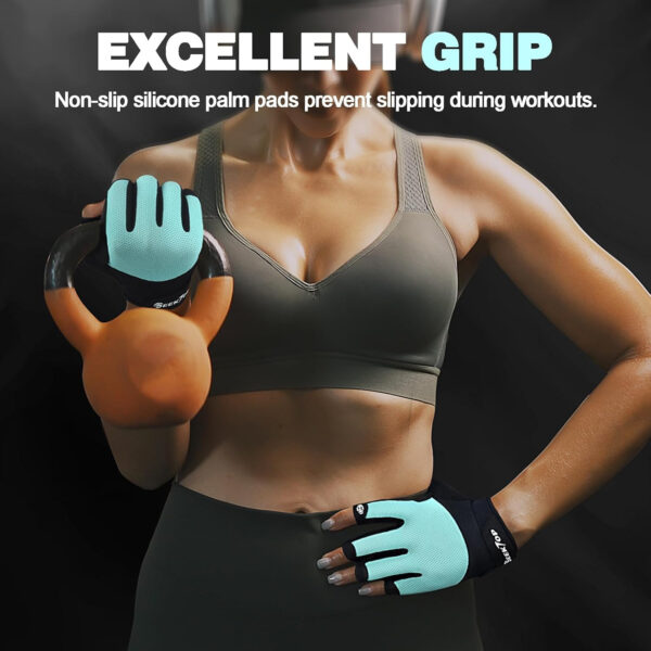 689a6731ef89a96f9fb8aa276312b78af7830d5a55f8d44620712.jpg Seektop Breathable Workout Gloves for Women & Men, Thick Padded Weight Lifting Gloves, Full Palm Protection, Excellent Grip for Gym Fitness and Training, Exercise, Cycling