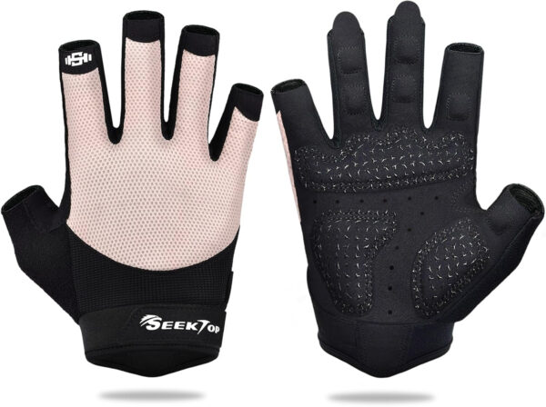 689a67344158af2eea85ae39fa205a23ee6ddbe42645b437da06a.jpg Seektop Breathable Workout Gloves for Women & Men, Thick Padded Weight Lifting Gloves, Full Palm Protection, Excellent Grip for Gym Fitness and Training, Exercise, Cycling