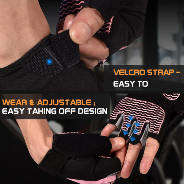 689a6810d84042c3146a3db1a6bf7025cd8a515f13ce99315c065.jpg Sunnex Gym Gloves - Fingerless, Breathable Workout Gloves for Weightlifting, Cycling & More