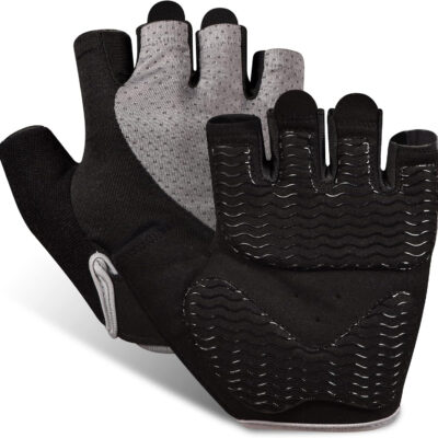 689a681cf1d1f057bec80ad5c44c68246b15d0b6441b86f244ae4.jpg Sunnex Gym Gloves - Fingerless, Breathable Workout Gloves for Weightlifting, Cycling & More