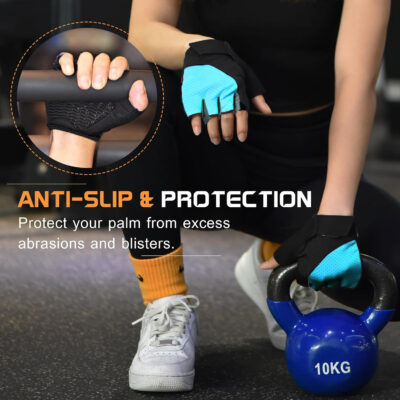 689a68290c6a06f4b5939428356e1ecf61251cb225ad1878dc5e0.jpg Sunnex Gym Gloves - Fingerless, Breathable Workout Gloves for Weightlifting, Cycling & More