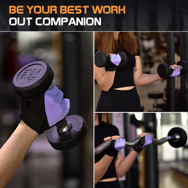 689a683aacedfc5874a68db172fd7d089a7d387d02d846441fa58.jpg Sunnex Gym Gloves - Fingerless, Breathable Workout Gloves for Weightlifting, Cycling & More