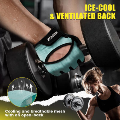 689a687171211cdea253da6d74fb8c21adad7d452110eb8960993.jpg Ventilated Weight Lifting Gloves, Thick Padded Gym Gloves with Full Palm Protection & Grip & Shock Absorption for Women & Men's Fitness Training