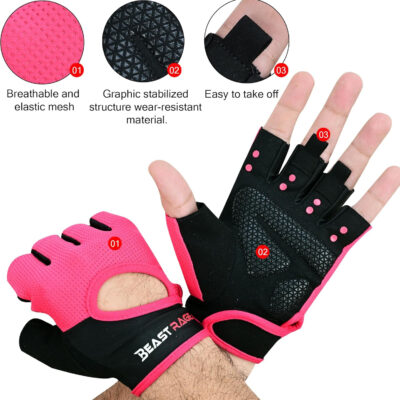 689a68cfd88151ad1857efd743b054cead285bd48b92e1515d28f.jpg BEAST RAGE Workout Gloves for Men & Women - Fingerless Gym Gloves with Palm Protection, Breathable & Lightweight for Weightlifting, Cycling & Pull Up