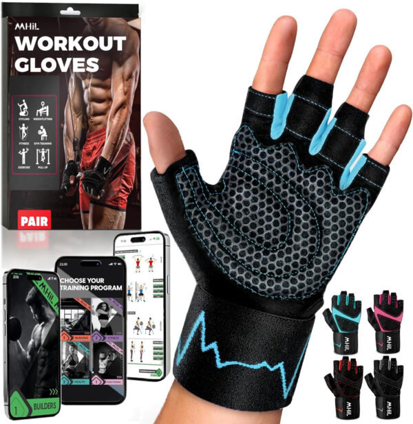 689a691213207318496ac5b0cc0717d05e60db26103d0915bb253.jpg MhIL Workout Gloves for Men – Comfortable Gym Gloves for Men with Enhanced Grip for Safety and Hand Protection – Weight Lifting Protection with Wrist Wraps Support for Performance Boost and Style