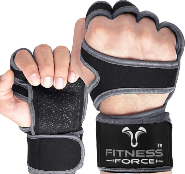 689a699a8ed3b0fda1f3a0540d5c3a7e0f52b6913c27630dfabbc.jpg FITNESS FORCE Ventilated Gym Gloves for Men with Built-in Wrist Support for Workouts Weightlifting Gloves Workout Gloves for Women Exercise Fitness Gloves Perfect for Powerlifting, Cross Training