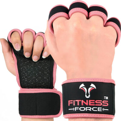 689a69a1406ff7a59a9ceb4423265c9973a006f1d709219ebd895.jpg FITNESS FORCE Ventilated Gym Gloves for Men with Built-in Wrist Support for Workouts Weightlifting Gloves Workout Gloves for Women Exercise Fitness Gloves Perfect for Powerlifting, Cross Training