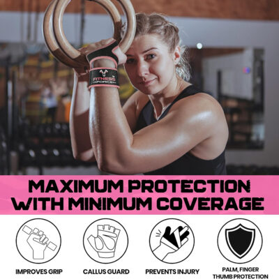 689a69ba578579a1a9f95e20e91bfb44f323b888ca136f8ed600a.jpg FITNESS FORCE Ventilated Gym Gloves for Men with Built-in Wrist Support for Workouts Weightlifting Gloves Workout Gloves for Women Exercise Fitness Gloves Perfect for Powerlifting, Cross Training