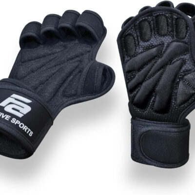689a6a50ec4e9ae8f160baf4ffb18e59d2395452c81f652559233.jpg Fit Active Sports New Ventilated Weight Lifting Workout Gloves with Built-in Wrist Wraps for Men and Women - Great for Gym Fitness, Cross Training, Hand Support & Weightlifting.