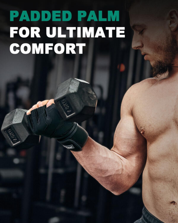 689a6a85d1c89657c85b6920167da180d1a4329c91383eb9799d2.jpg Trideer Workout Gloves for Men, Weight Lifting Gloves with Wrist Wrap Support, Full Palm Protection & Extra Grips for Weightlifting, Exercise, Cross Training, Fitness, Pull-up