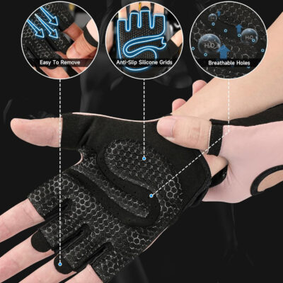689a6c154e8fe4b19bd2be033a5847003feb63ff435f68b0ee8ac.jpg COFIT Breathable Workout Gloves, Antislip Weight Lifting Gym Gloves for Men Women, Superior Grip & Palm Protection for Weightlifting, Fitness, Exercise, Training