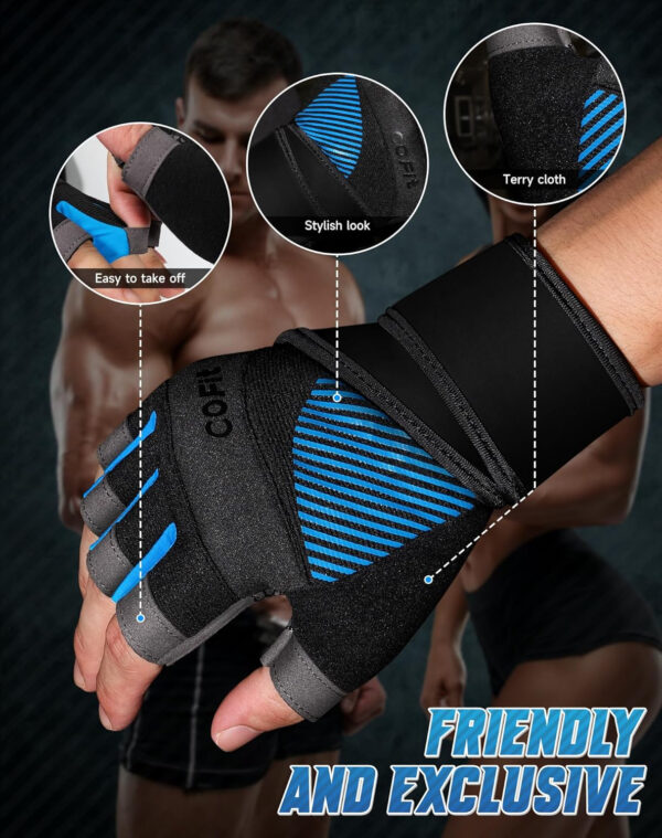 689a6c1d06392553dccffe3dea8092a44714e6618061adeaa3697.jpg COFIT Breathable Workout Gloves, Antislip Weight Lifting Gym Gloves for Men Women, Superior Grip & Palm Protection for Weightlifting, Fitness, Exercise, Training