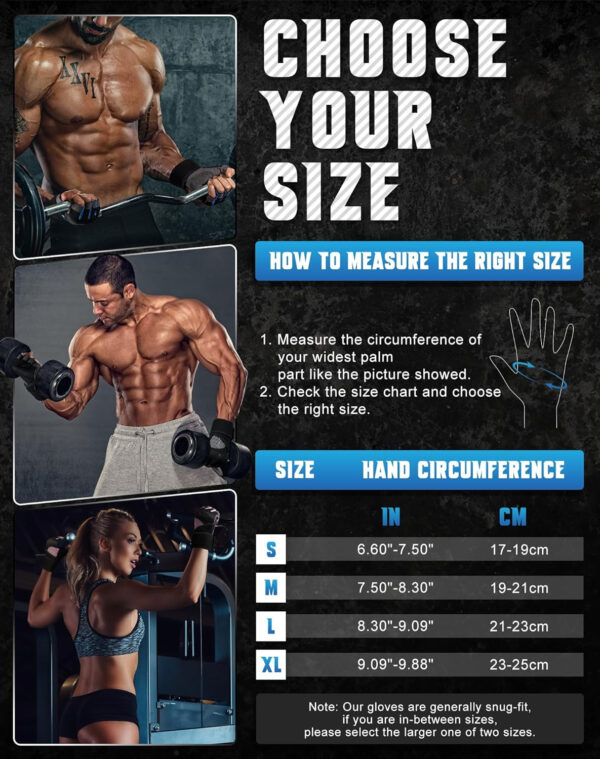 689a6c2142df2a75d537455e8d64bc88d6788ad428cac27eee6a8.jpg COFIT Breathable Workout Gloves, Antislip Weight Lifting Gym Gloves for Men Women, Superior Grip & Palm Protection for Weightlifting, Fitness, Exercise, Training