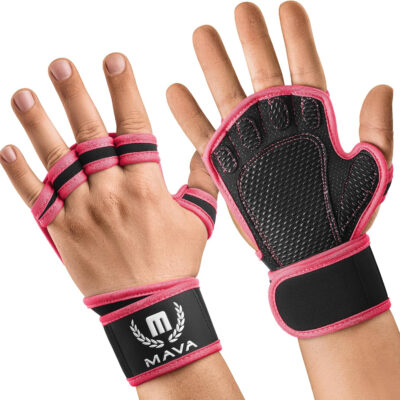 689a6c6c494907a4627b249a7a11e3afc5308d4b7fcbce07f1de6.jpg MAVA Open Gym Gloves for Men & Women Padded Weight Lifting Gloves with Wrist Support for Comfort, Protection Strong-Grip Fingerless Workout Gloves for Men & Women Anti-Sweat Gym Accessories