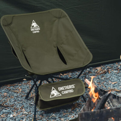 ONETIGRIS Tigerblade Camping Chair, Lightweight Folding Backpacking Hiking Chair, Compact Portable 330 lbs Capacity