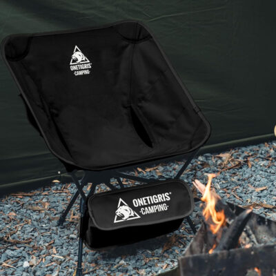 ONETIGRIS Tigerblade Camping Chair, Lightweight Folding Backpacking Hiking Chair, Compact Portable 330 lbs Capacity