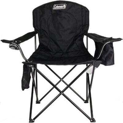 689a6d6dd8d5a1c7c924cfc5307a0567b5d0370f03893db4fe6d6.jpg Coleman Portable Camping Chair with 4-Can Cooler, Cushioned Seat & Back with Side Pockets & Cup Holder, Carry Bag Included, Great for Camping, Tailgating, Firepits, Patio, & More