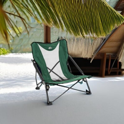 Cascade Mountain Tech Folding Camp Chair for Camping, Beach, Picnic, Barbqeues, Sporting Events with Carry Bag
