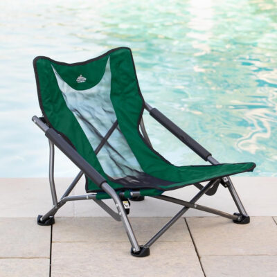 Cascade Mountain Tech Folding Camp Chair for Camping, Beach, Picnic, Barbqeues, Sporting Events with Carry Bag