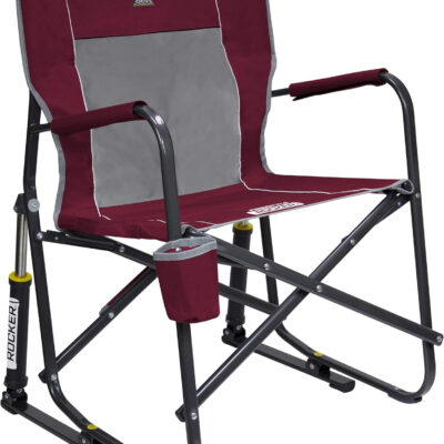 689a6f878446be75b3a98306e92c10c92baed4e4a8a1a546effa9.jpg GCI OUTDOOR Freestyle Rocker Camping Chair | Portable Folding Rocking Chair with Solid, Durable Armrests, Drink Holder & Comfortable Backrest — Cinnamon