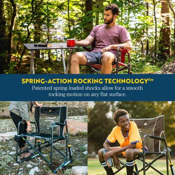 689a6f8a40e06efcee55dca59052dc79bae5d692705bf2246d030.jpg GCI OUTDOOR Freestyle Rocker Camping Chair | Portable Folding Rocking Chair with Solid, Durable Armrests, Drink Holder & Comfortable Backrest — Cinnamon