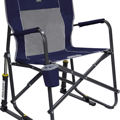 689a6f8ca1400b6062193ba0d6cfc01343241f3969cc2355eb66f.jpg GCI OUTDOOR Freestyle Rocker Camping Chair | Portable Folding Rocking Chair with Solid, Durable Armrests, Drink Holder & Comfortable Backrest — Cinnamon