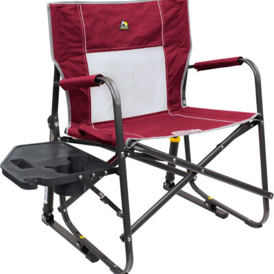 689a6f8ea26d10939ada23bad0f50c3a15f013044ab4974906b3d.jpg GCI OUTDOOR Freestyle Rocker Camping Chair | Portable Folding Rocking Chair with Solid, Durable Armrests, Drink Holder & Comfortable Backrest — Cinnamon