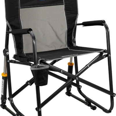 689a6f9bf26b8ccea7cbe4e9ecce0d84229bcdee5c1e5063a051a.jpg GCI OUTDOOR Freestyle Rocker Camping Chair | Portable Folding Rocking Chair with Solid, Durable Armrests, Drink Holder & Comfortable Backrest — Cinnamon