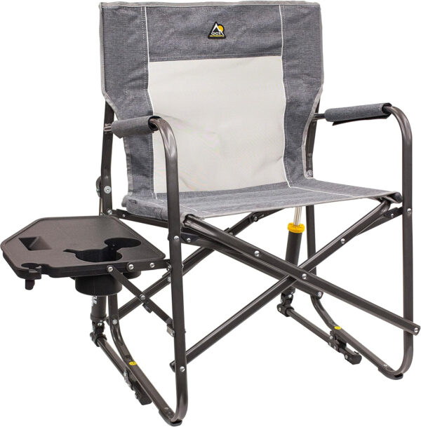 689a6f9d9f01ba466cf1055c183c7e91121195dc5d48cfecec5b0.jpg GCI OUTDOOR Freestyle Rocker Camping Chair | Portable Folding Rocking Chair with Solid, Durable Armrests, Drink Holder & Comfortable Backrest — Cinnamon