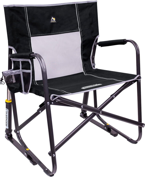 689a6fa74e27905adb410ff43087d88cd3326ef88947d293d356a.jpg GCI OUTDOOR Freestyle Rocker Camping Chair | Portable Folding Rocking Chair with Solid, Durable Armrests, Drink Holder & Comfortable Backrest — Cinnamon