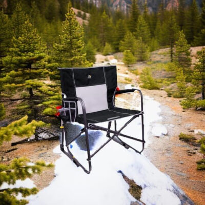 689a6fa89f4ec652be9af39884b65d13597bba2611f66c34a82f8.jpg GCI OUTDOOR Freestyle Rocker Camping Chair | Portable Folding Rocking Chair with Solid, Durable Armrests, Drink Holder & Comfortable Backrest — Cinnamon