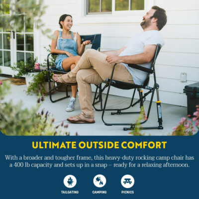 689a6faa002c1d581cb11f55ba2765e626fca9572fa0a8cf32384.jpg GCI OUTDOOR Freestyle Rocker Camping Chair | Portable Folding Rocking Chair with Solid, Durable Armrests, Drink Holder & Comfortable Backrest — Cinnamon