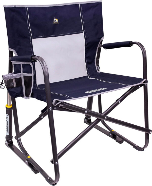 689a6fad2d6e51ad17b6689ee1a9b7c361bcadfa3a4b7e75a8603.jpg GCI OUTDOOR Freestyle Rocker Camping Chair | Portable Folding Rocking Chair with Solid, Durable Armrests, Drink Holder & Comfortable Backrest — Cinnamon