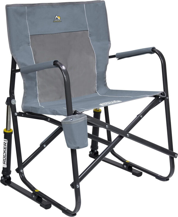 689a6fae9560a3f1808d799493f301a2aaeacc41562a299111571.jpg GCI OUTDOOR Freestyle Rocker Camping Chair | Portable Folding Rocking Chair with Solid, Durable Armrests, Drink Holder & Comfortable Backrest — Cinnamon