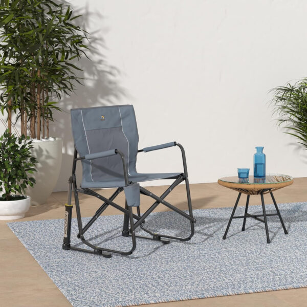 689a6fb0217191b0dbdae0b58e1ef45bad312cdee7876c6b7d7b4.jpg GCI OUTDOOR Freestyle Rocker Camping Chair | Portable Folding Rocking Chair with Solid, Durable Armrests, Drink Holder & Comfortable Backrest — Cinnamon