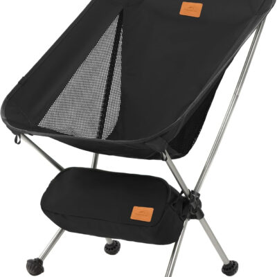 Naturehike YL08 Ultralight Camping Chair, 2.12 LBS Portable Backpacking Chair with Anti-Sinking Feet, Lightweight Compact Collapsible Camp Chair Folding Hiking Chair