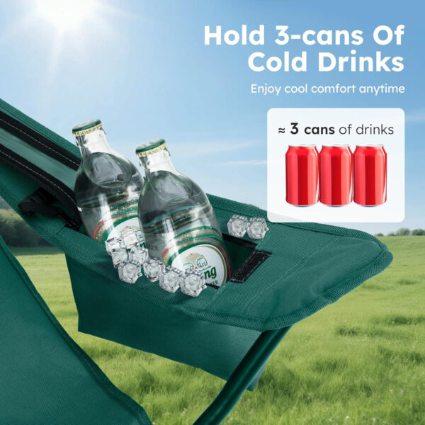 689a70b5e673eef0ab56a9334c26c8b3c00362c6b8a4892b3ec40.jpg ALPHA CAMP Camping Chair 2 Pack Portable Chair with 3-Can Cooler Folding Chair with Side Pocket and Cup Holder, Collapsible for Camping, Tailgates, Beach, Fishing and Sports,2PC