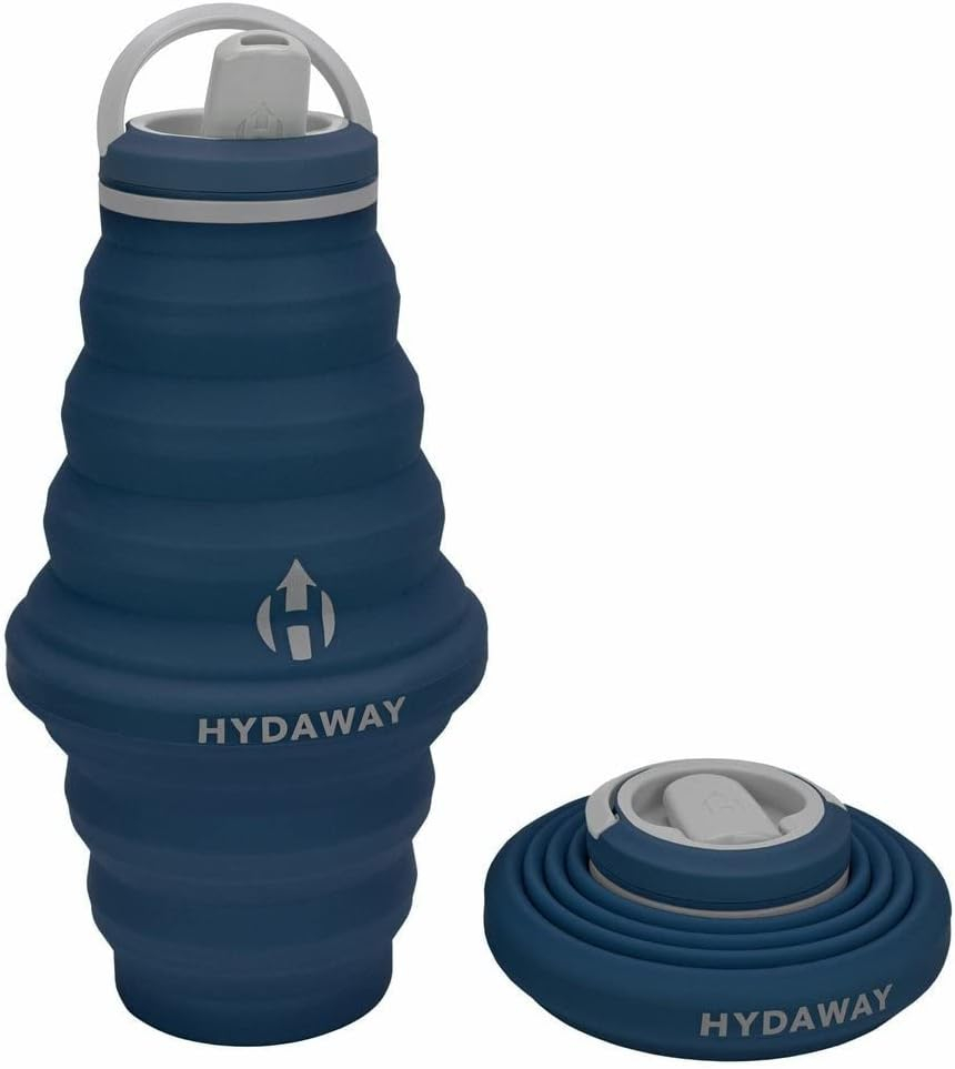 HYDAWAY 25oz Collapsible Water Bottle - BPA-Free, Leakproof, Lightweight, and Space-Saving - Perfect for Hiking, Travel, and All-Day Hydration