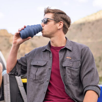 689acd042df55554af5d054b774bbd1266d09d6f4154229348b00.jpg HYDAWAY 25oz Collapsible Water Bottle - BPA-Free, Leakproof, Lightweight, and Space-Saving - Perfect for Hiking, Travel, and All-Day Hydration