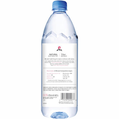 Evian Natural Spring Water, 1 L bottles, 6 pack