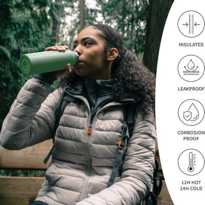 689ace5fa0fae6cc21ce096b89e364b3f380436c44ea1aff1d847.jpg Bambaw 32 oz Water Bottle, Gray Double Wall Insulated Water Bottle, Stainless Steel Water Bottle, Thermo Water Bottle, Women and Mens Water Bottle, 1 Liter Water Bottle – Stormy Gray