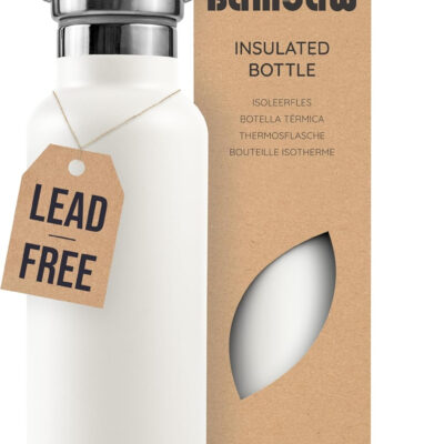 689ace8172224668c49259563346d34a0e703e69fec97366b7071.jpg Bambaw 32 oz Water Bottle, Gray Double Wall Insulated Water Bottle, Stainless Steel Water Bottle, Thermo Water Bottle, Women and Mens Water Bottle, 1 Liter Water Bottle – Stormy Gray