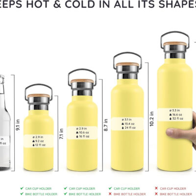 689ace9c203c5a243db0ed859796bc3b012625e50ca9c97bb6b3b.jpg Bambaw 32 oz Water Bottle, Gray Double Wall Insulated Water Bottle, Stainless Steel Water Bottle, Thermo Water Bottle, Women and Mens Water Bottle, 1 Liter Water Bottle – Stormy Gray