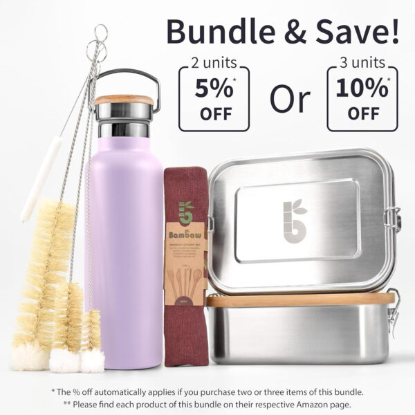 689aceb2e8d0f81c1be7ad0a168c5a56fab01f36897b15ee47487.jpg Bambaw 32 oz Water Bottle, Gray Double Wall Insulated Water Bottle, Stainless Steel Water Bottle, Thermo Water Bottle, Women and Mens Water Bottle, 1 Liter Water Bottle – Stormy Gray