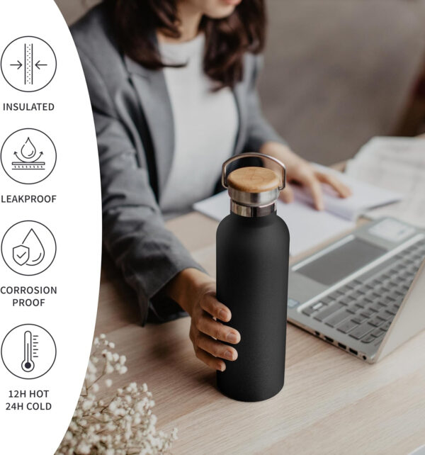689aceb983e60446775ed9075475e8fc23c9469709811a0ecd9b2.jpg Bambaw 32 oz Water Bottle, Gray Double Wall Insulated Water Bottle, Stainless Steel Water Bottle, Thermo Water Bottle, Women and Mens Water Bottle, 1 Liter Water Bottle – Stormy Gray