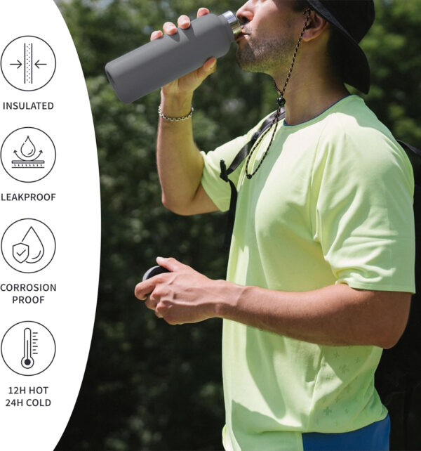 689acedc634ab63bbad88b88efc1bbbd39708c32efdc7a90824cc.jpg Bambaw 32 oz Water Bottle, Gray Double Wall Insulated Water Bottle, Stainless Steel Water Bottle, Thermo Water Bottle, Women and Mens Water Bottle, 1 Liter Water Bottle – Stormy Gray