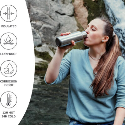 689acee96829de09a9d09eb4e56f53945fc7569e1517498cea91f.jpg Bambaw 32 oz Water Bottle, Gray Double Wall Insulated Water Bottle, Stainless Steel Water Bottle, Thermo Water Bottle, Women and Mens Water Bottle, 1 Liter Water Bottle – Stormy Gray