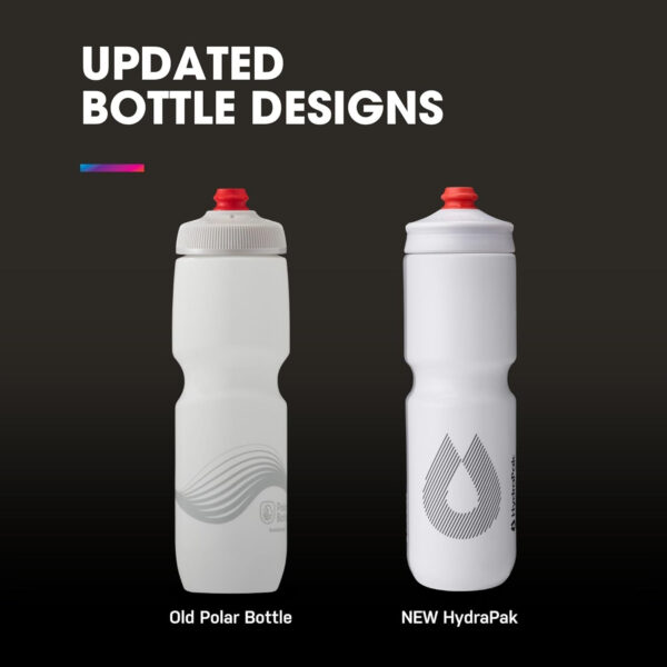 689ad16d06adfb5c865366f9aee5068981760b3f6aa0c1ee045e9.jpg HydraPak Breakaway Surge Lightweight Bike Water Bottle 2-Pack (20oz, 25oz, 30oz) - High Flow, Cycling & Sports Squeeze Bottle